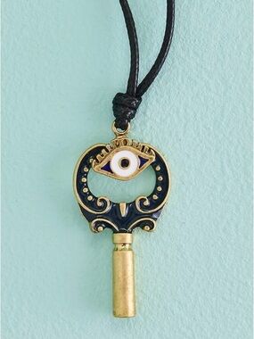 NWT Evil Eye Key Pendant Necklace